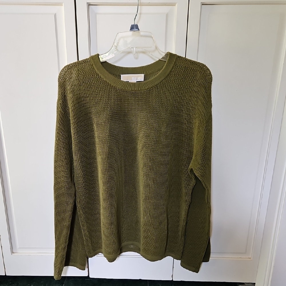 Michael Kors Olive Knit Pullover